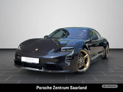 Gebraucht Porsche Taycan 500 kW (680 PS) 2023 Tiefschwarzmetallic (metallic) Limousine