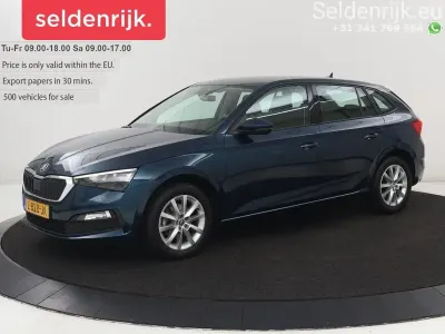 Gebraucht Skoda Scala Business Line 110 PS (80 kW) 2021 Blau Kleinwagen