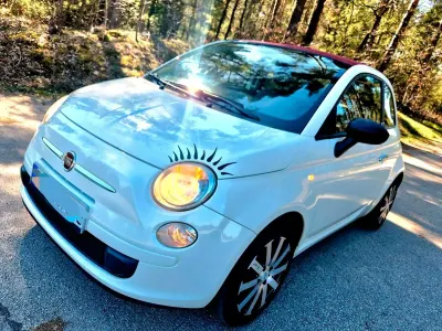 Gebraucht Fiat 500 75 PS (55 kW) 2010 Weiß Cabrio