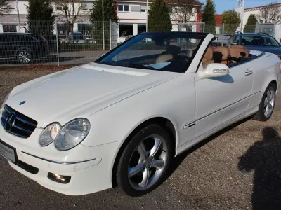 Używany Mercedes CLK200 Avantgarde 184 KM (135 kW) 2007 Biały Kabriolet