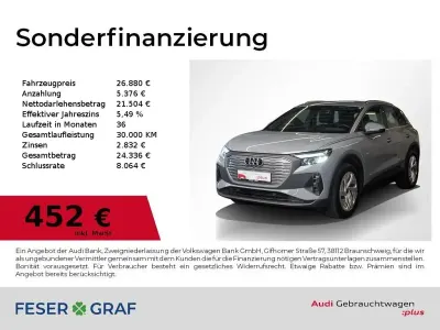 Gebraucht Audi Q4 e-tron Comfort 125 kW (170 PS) 2023 Kieselgrau SUV