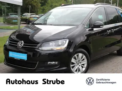 Gebraucht VW Sharan Comfortline 150 PS (110 kW) 2018 Schwarz Van / Kleinbus