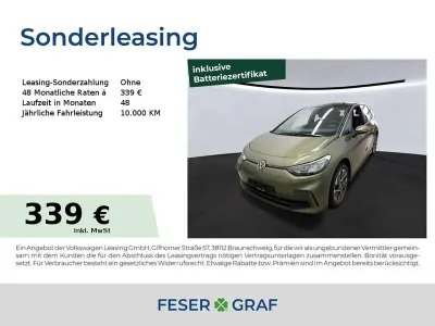 Second-hand VW ID.3 Pro 150 kW (204 CP) 2024 Verde Hatchback
