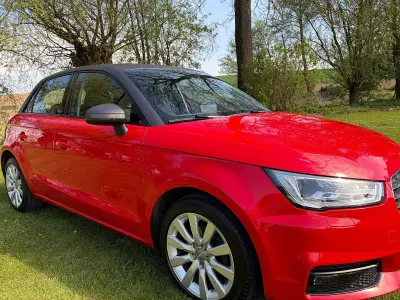 Brugt Audi A1 Sportback Design 95 HK (69 kW) 2016 Rød Hatchback