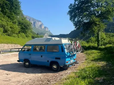 Gebraucht VW T3 69 PS (50 kW) 1988 Blau Van