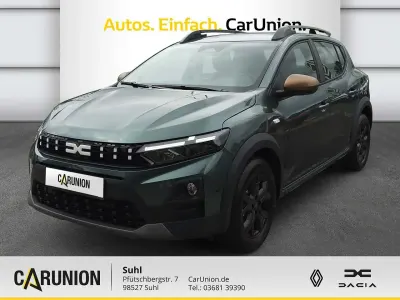 Neu Dacia Sandero Extreme 122 PS (89 kW) 2026 Zeder grün SUV