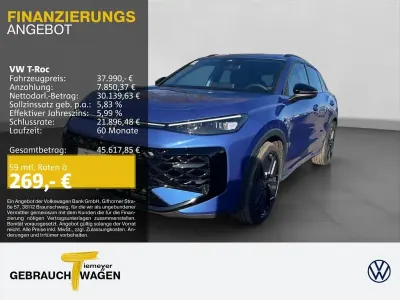 Nowe VW T-Roc Cabriolet Style 150 KM (110 kW) 2026 Niebieski SUV