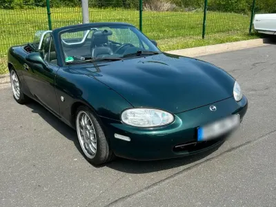 Gebraucht Mazda MX5 110 PS (80 kW) 1998 Grün Cabrio