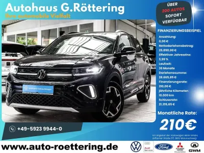 Gebraucht VW T-Cross R-line 150 PS (110 kW) 2025 Schwarz SUV
