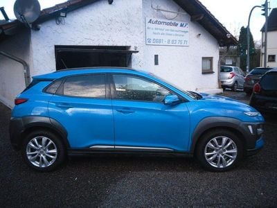Gebraucht Hyundai Kona Premium 177 PS (130 kW) 2017 Blue lagoon / mic SUV