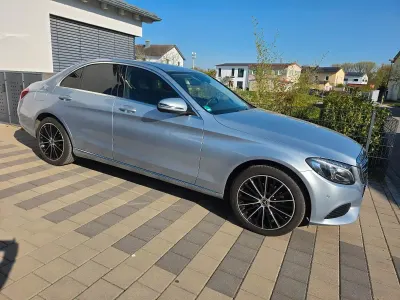 Brugt Mercedes C200 Exclusive 184 HK (135 kW) 2015 Sølv Sedan
