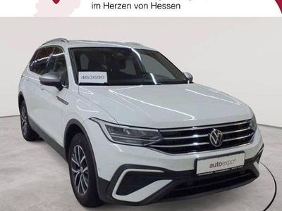 Pure white Gebraucht 2021 VW Tiguan Allspace Life SUV | 22.590 € (Fairer Preis)