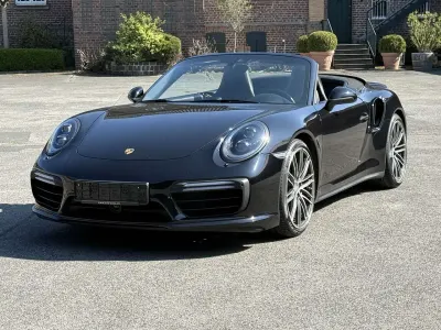 Gebraucht Porsche 911 Turbo Cabriolet 540 PS (397 kW) 2016 Tiefschwarzmetallic Cabrio