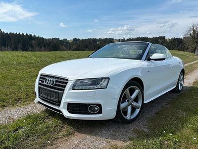 Gebraucht Audi A5 Cabriolet S-Line 160 PS (117 kW) 2011 Weiß Cabrio