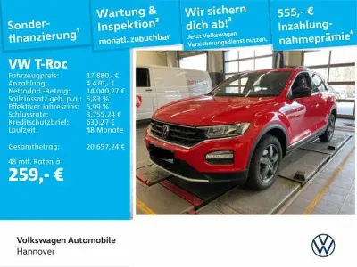 Używany VW T-Roc United 110 KM (80 kW) 2021 Czerwony SUV