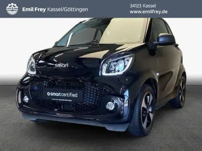 Gebraucht Smart ForTwo Coupé Passion Exclusive 60 kW (82 PS) 2024 Bodypanels in black/tridion sc Kleinwagen