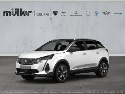 Gebraucht Peugeot 3008 GT 131 PS (96 kW) 2024 Lack weiss perlglänzend/metallic lackier (metallic) SUV