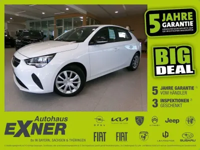 Gebraucht Opel Corsa Edition 101 PS (74 kW) 2022 Jade weiß/spiegel schwarz lackiert Kleinwagen