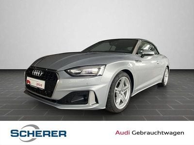 Gebraucht Audi A5 Cabriolet Advanced Plus 204 PS (150 kW) 2021 Florettsilber metallic/verdeck Cabrio