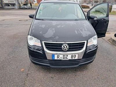 Gebraucht VW Touran United 140 PS (102 kW) 2009 Schwarz Van / Kleinbus