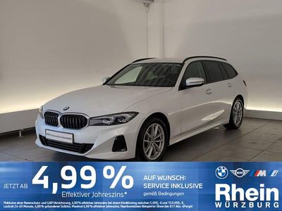Gebraucht BMW 320 Sport Line 184 PS (135 kW) 2023 Mineralweiss metallic Kombi