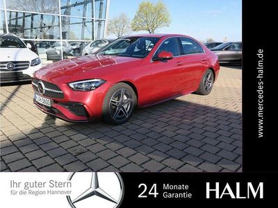 Gebraucht Mercedes C200 AMG Line Premium 204 PS (150 kW) 2023 Rot Limousine