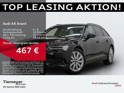 Schwarz Gebraucht 2024 Audi A6 S-Line Kombi | 57.720 €