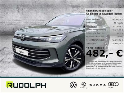 Gruen Gebraucht 2024 VW Tiguan Elegance SUV | 56.760 €