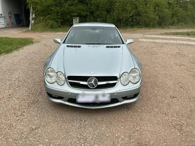Brugt Mercedes SL350 245 HK (180 kW) 2004 Sølv Cabriolet