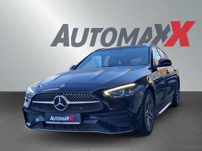 Second-hand Mercedes C220 AMG line 200 CP (147 kW) 2022 Negru Break