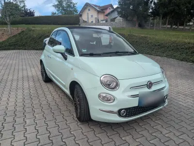 Używany Fiat 500C Lounge 69 KM (50 kW) 2019 Zielony Kabriolet