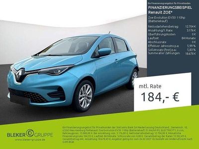 Second-hand Renault Zoe Evolution 80 kW (110 CP) 2022 Albastru Hatchback