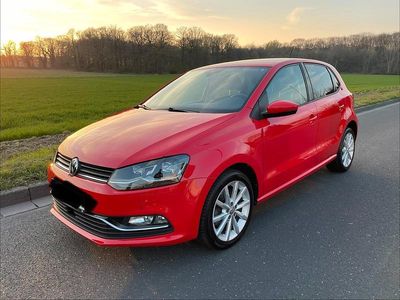 Gebraucht VW Polo Highline 110 PS (80 kW) 2016 Rot Kleinwagen