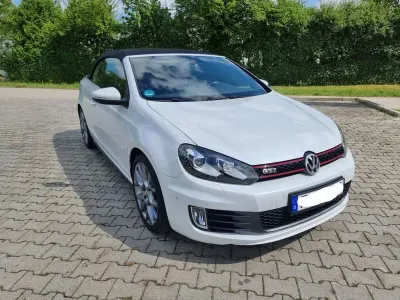 Brugt VW Golf Cabriolet GTI 211 HK (155 kW) 2014 Hvid Cabriolet