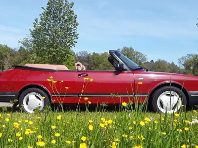 Gebraucht Saab 900 Cabriolet 125 PS (91 kW) 1989 Rot Cabrio