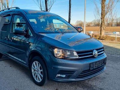 gebraucht VW Caddy Maxi 2.0TDI BMT DSG AHK ACC PDC SHZ 7 Sitze