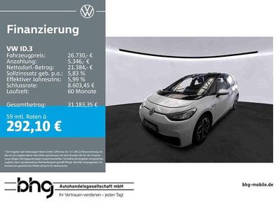 Usata VW ID.3 Pro 150 kW (204 CV) 2023 Bianco Utilitaria