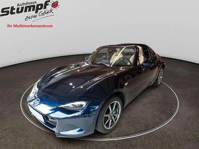 Neu Mazda MX5 Kazari 132 PS (97 kW) 2025 Deep crystal blue metallic Cabrio