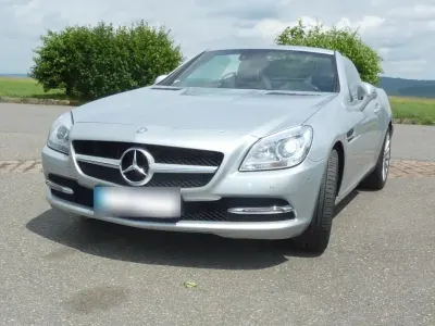 Gebraucht Mercedes SLK200 185 PS (136 kW) 2013 Silber Cabrio