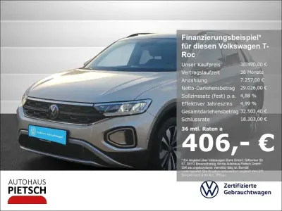 Gebraucht VW T-Roc Move 150 PS (110 kW) 2023 Ivory silver metallic SUV
