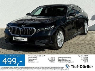 Gebraucht BMW i5 Sport Line 250 kW (340 PS) 2025 Saphirschwarz metallic Limousine