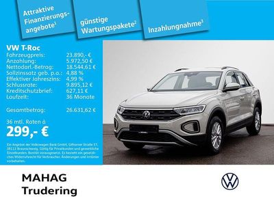 Second-hand VW T-Roc Life 150 CP (110 kW) 2023 Gri SUV