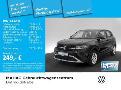 Gebraucht VW T-Cross 95 PS (69 kW) 2025 Schwarz SUV
