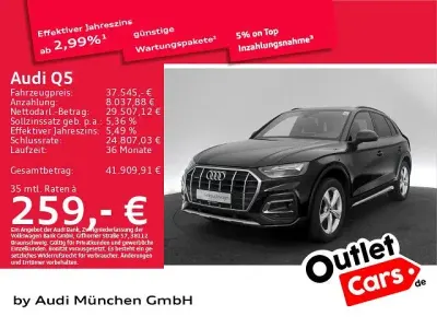 Gebraucht Audi Q5 S-Line 265 PS (194 kW) 2022 Mythosschwarz metallic SUV