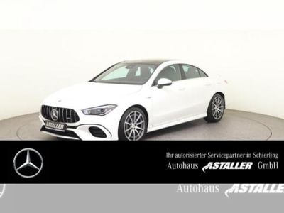 gebraucht Mercedes CLA45 AMG 4M+ COUPÉ/PANO/AHK/MULTIBEAM LED/PARK-PAK./MBUX/AMBIENTEBEL./RFK UVM.