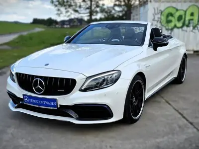 Gebraucht Mercedes C63S AMG AMG 510 PS (375 kW) 2019 Weiß Cabrio