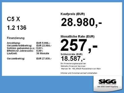 Gebraucht Citroën C5 X 136 PS (100 kW) 2025 Blau Kombi