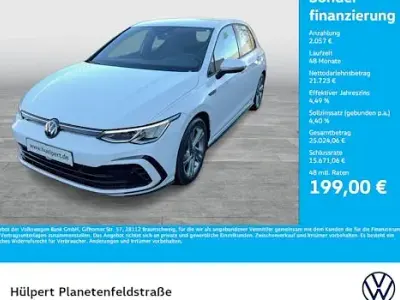 Brugt VW Golf VIII R-line 131 HK (96 kW) 2024 Hvid Sedan