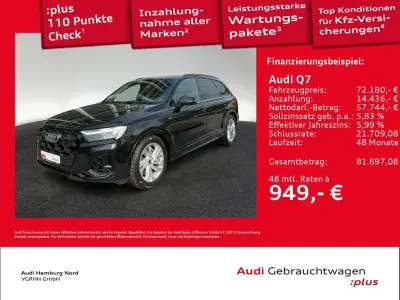 Gebraucht Audi Q7 S-Line 394 PS (289 kW) 2025 Mythosschwarz metallic SUV