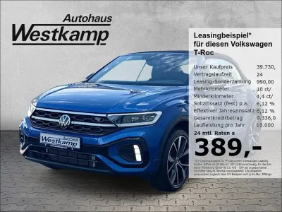 Używany VW T-Roc Cabriolet Style 150 KM (110 kW) 2025 Niebieski Kabriolet